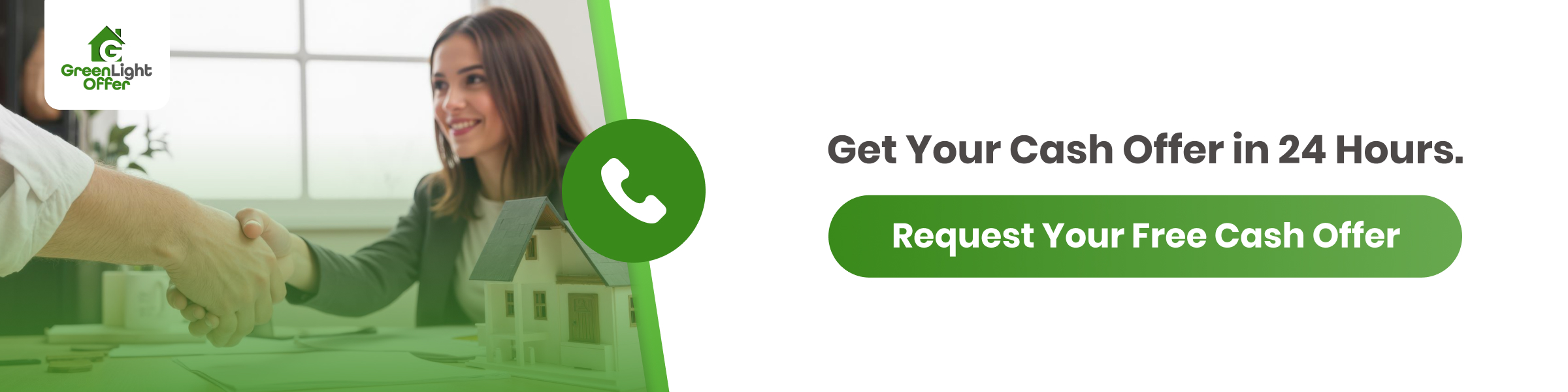 Buyer and seller handshake showing how to sell house with mold damage Houston with a fast 24 hour cash offer process