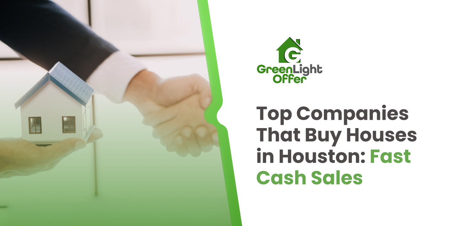 Handshake with house model in hand, symbolizing top companies that buy houses in Houston for fast cash sales