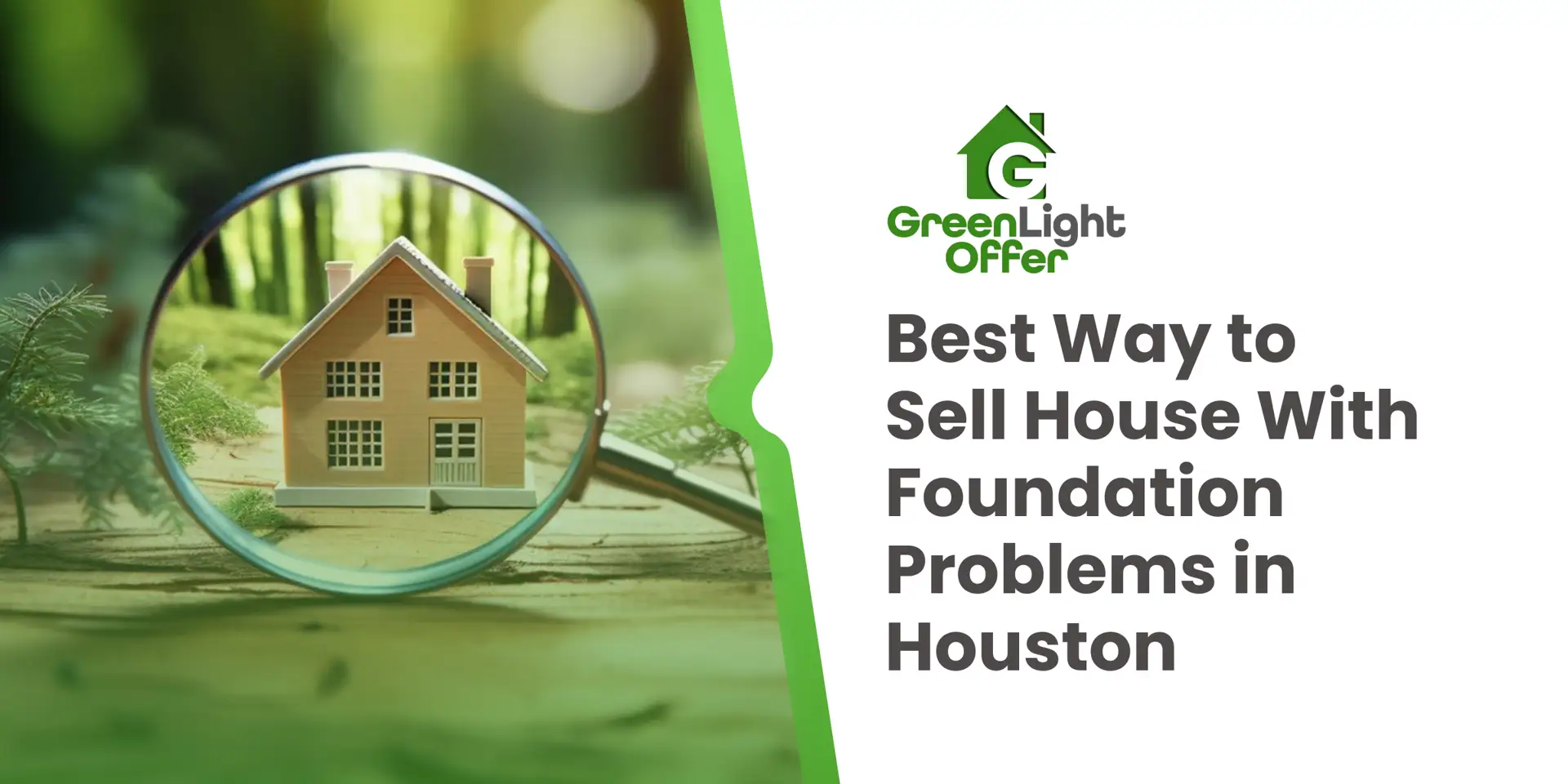 Sell house with foundation problems Houston