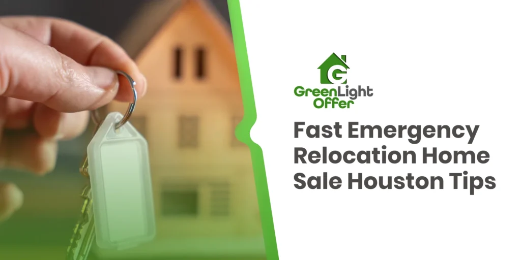 Emergency relocation home sale Houston